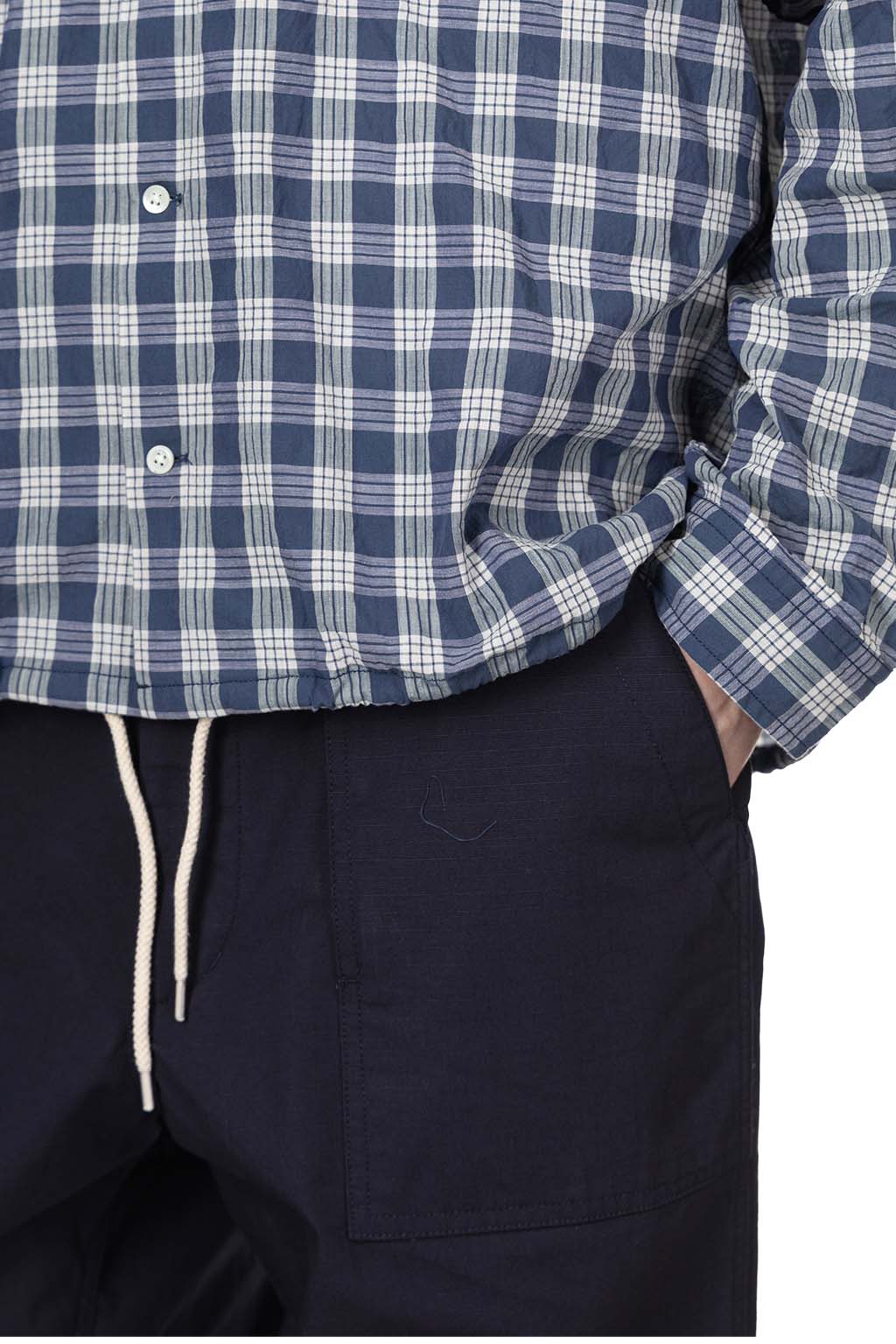 Nanamica (NAN) - Palaka Check Shirt - Navy