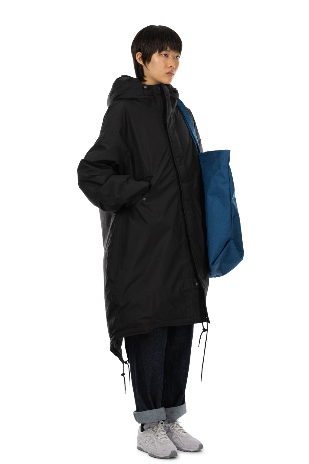Nanamica (NAN) - Women GORE-TEX Long Down Coat - Black
