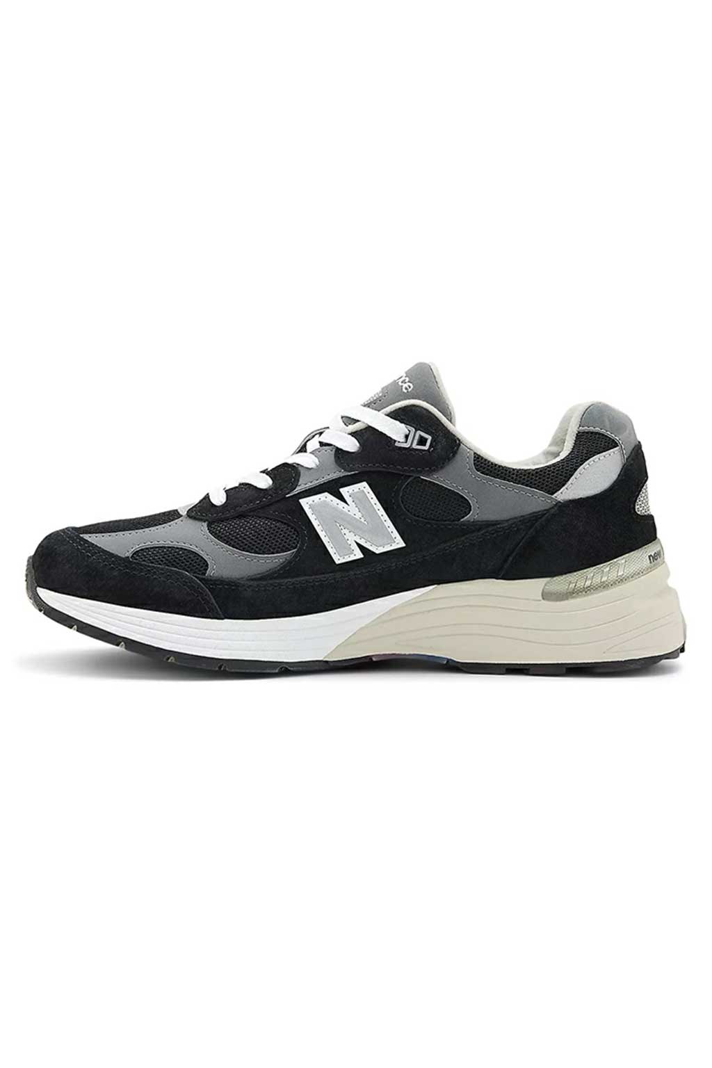 New Balance - U992BK - Black Grey  Silver Metallic
