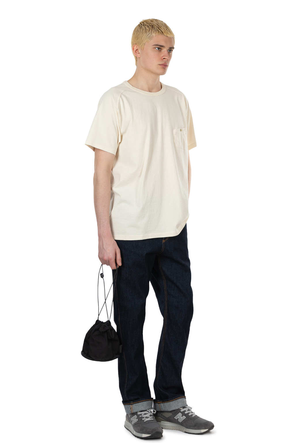 Nigel Cabourn - 5.6oz Basic T-Shirt - Ivory