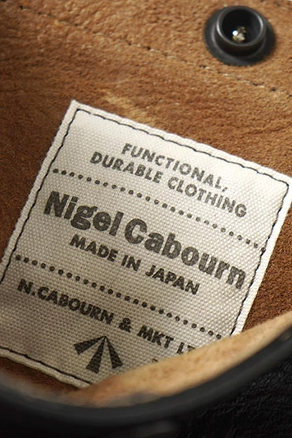 Nigel Cabourn - Mail and Magazine Bag - Brown Core Leather - 110-BLK