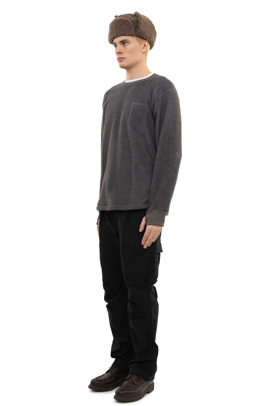 Nonnative - Dweller L/S Tee Polartec Alpha Direct - Grey