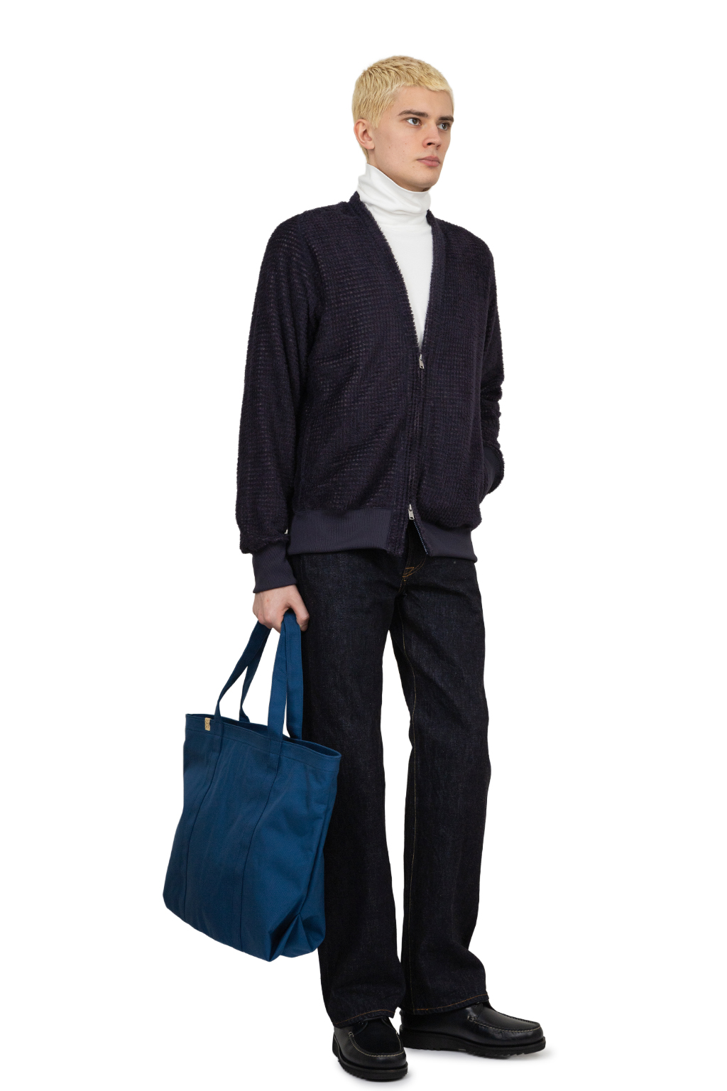 Nonnative - Hiker Zip Cardigan Polartec Alpha Direct - Navy