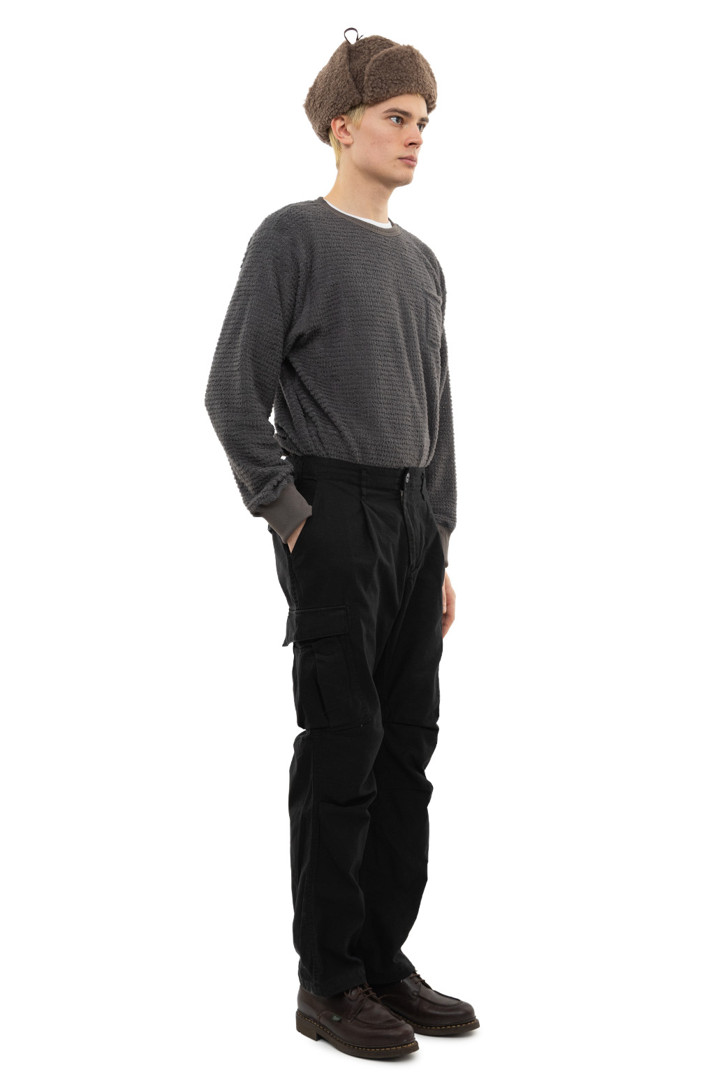 Nonnative - Trooper 6p Trousers Cotton Backsatin Pigment Dye - Black