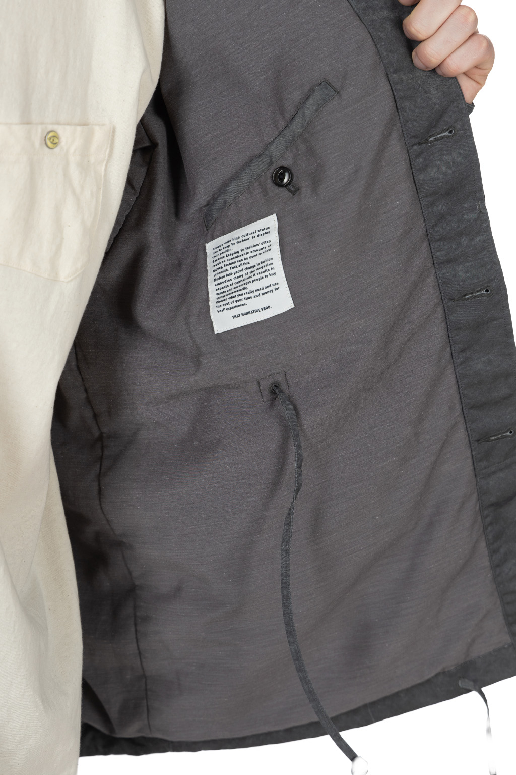 Nonnative - Trooper Hooded Jacket - Charcoal