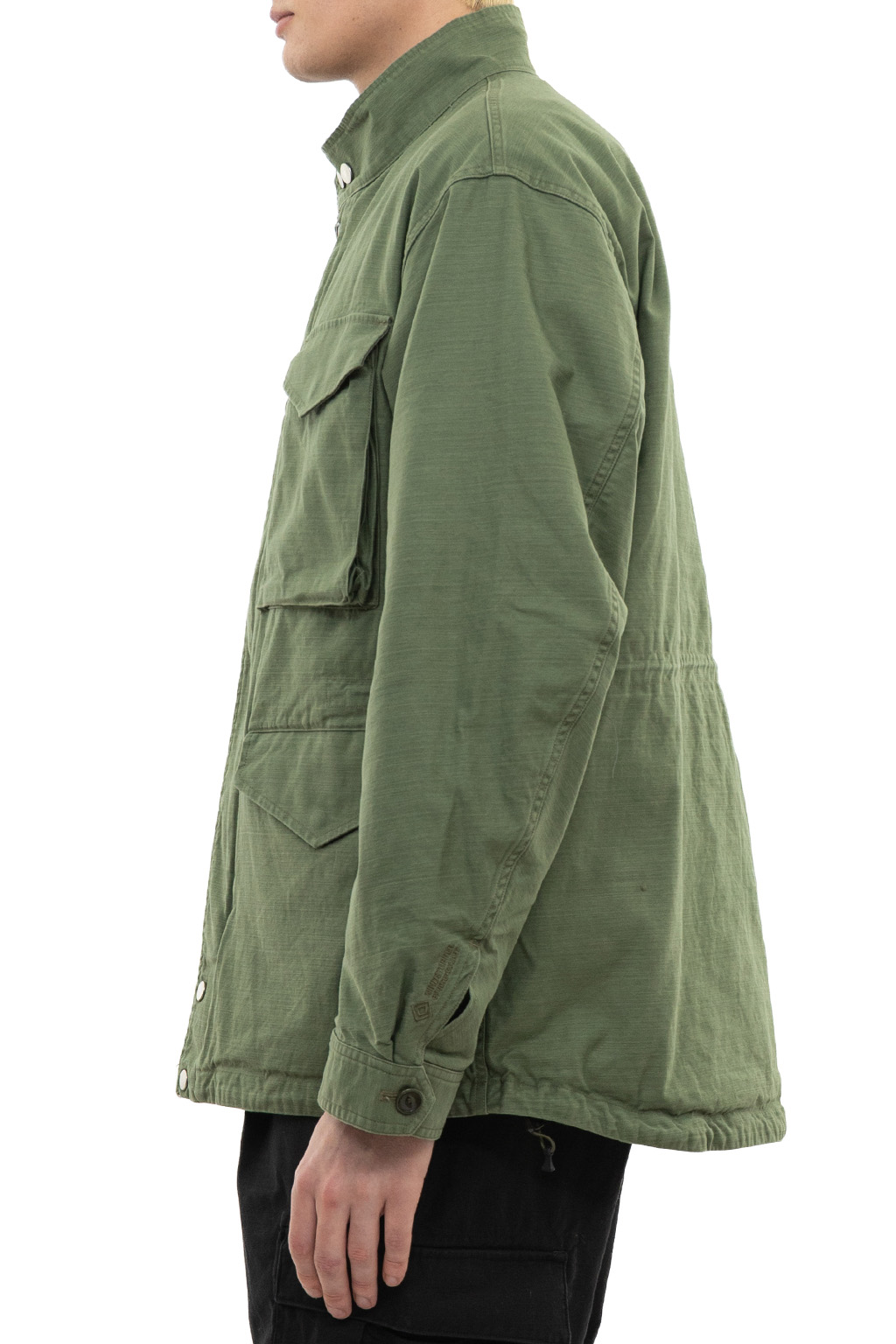 Nonnative - Trooper Jacket Cotton Backsatin Pigment Dye Windstopper - Olive