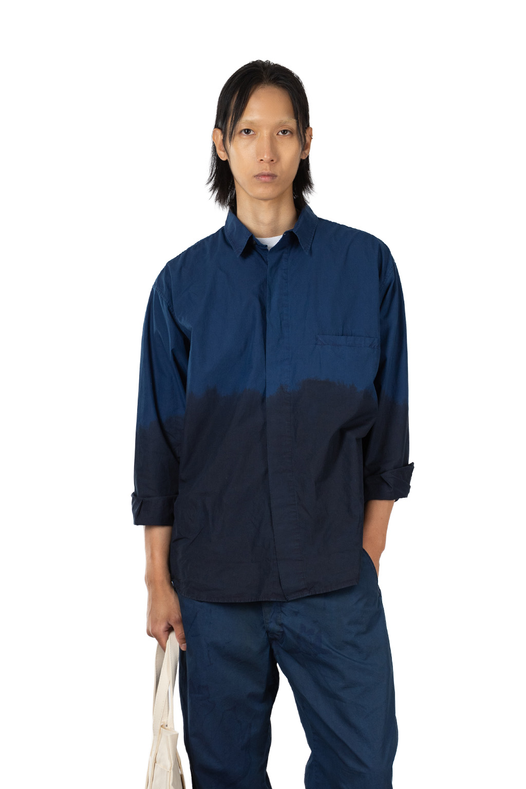 OUTIL - CHEMISIER LACHY - Indigo Gradation