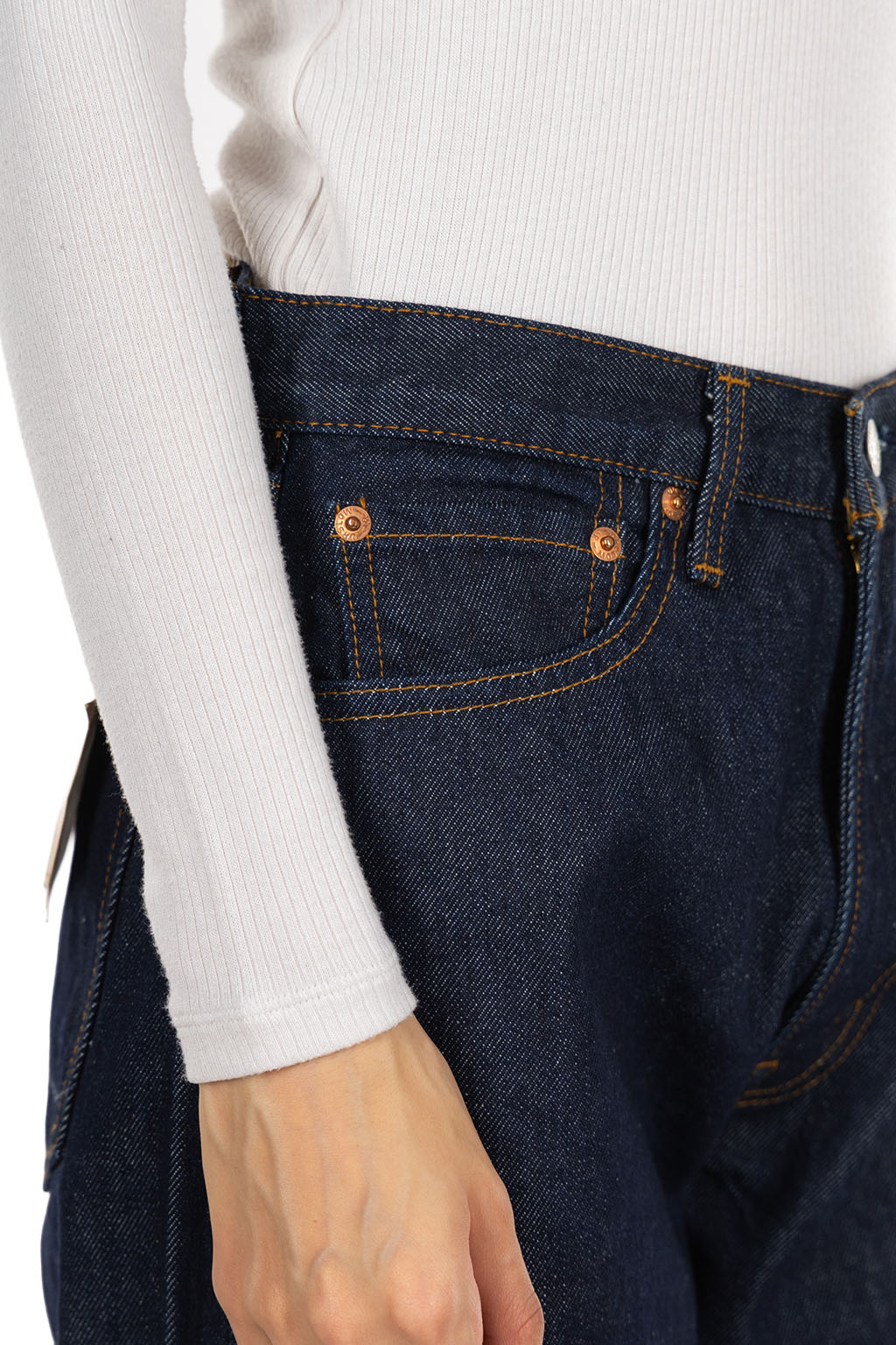 OrSlow - 101 Dad's Fit Denim Pants - One Wash