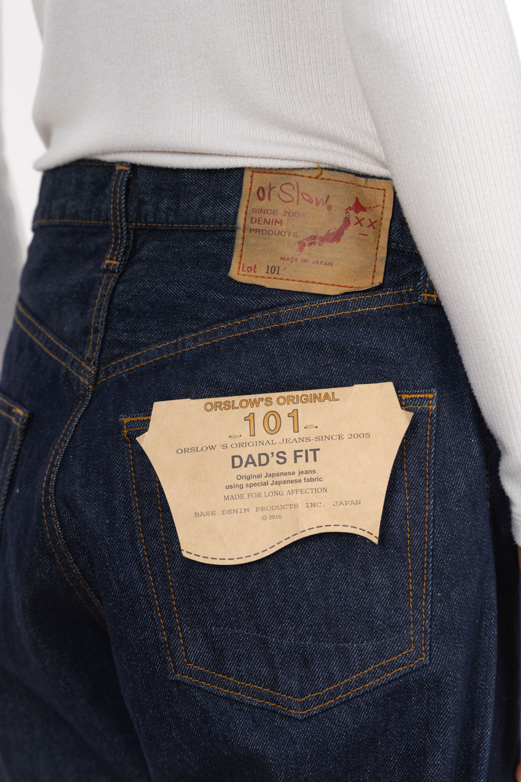 OrSlow - 101 Dad's Fit Denim Pants - One Wash