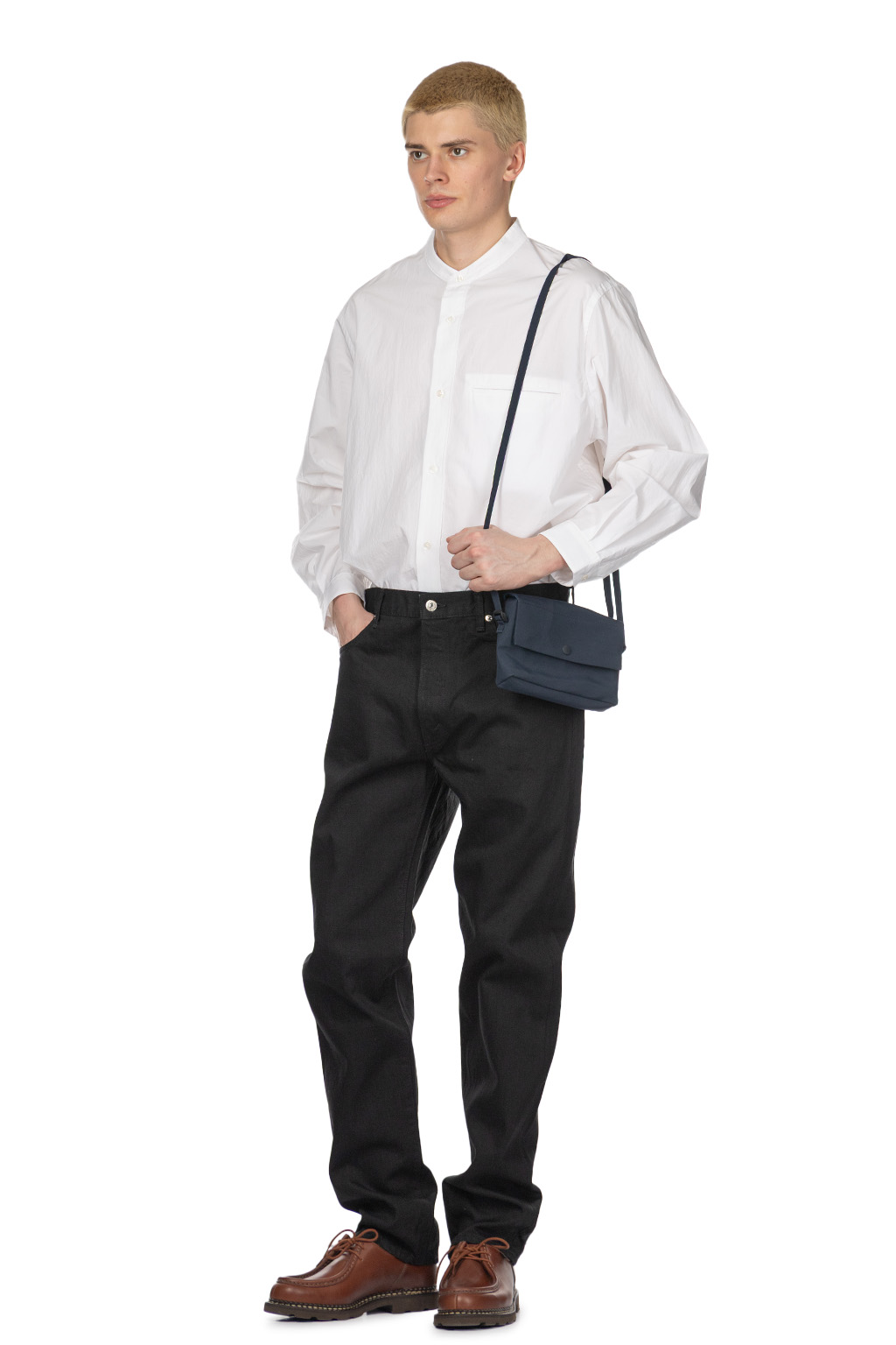 OrSlow - 107 Ivy Fit Black Denim 