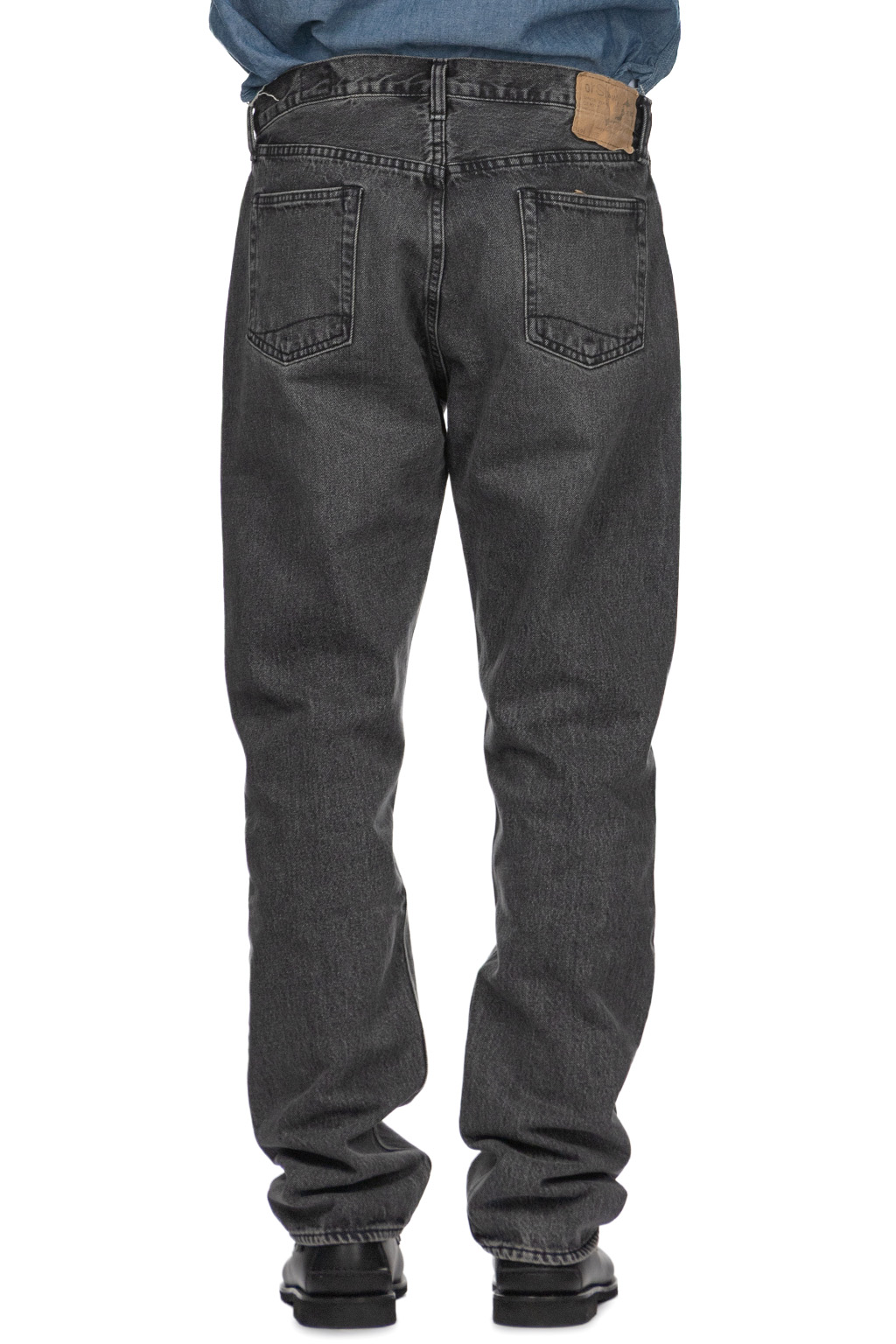 OrSlow 107 Ivy Fit Denim Black Denim Stone Wash