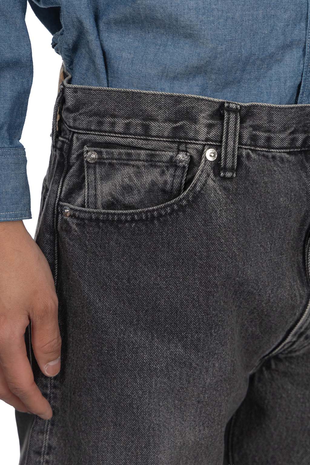 OrSlow 107 Ivy Fit Denim Black Denim Stone Wash