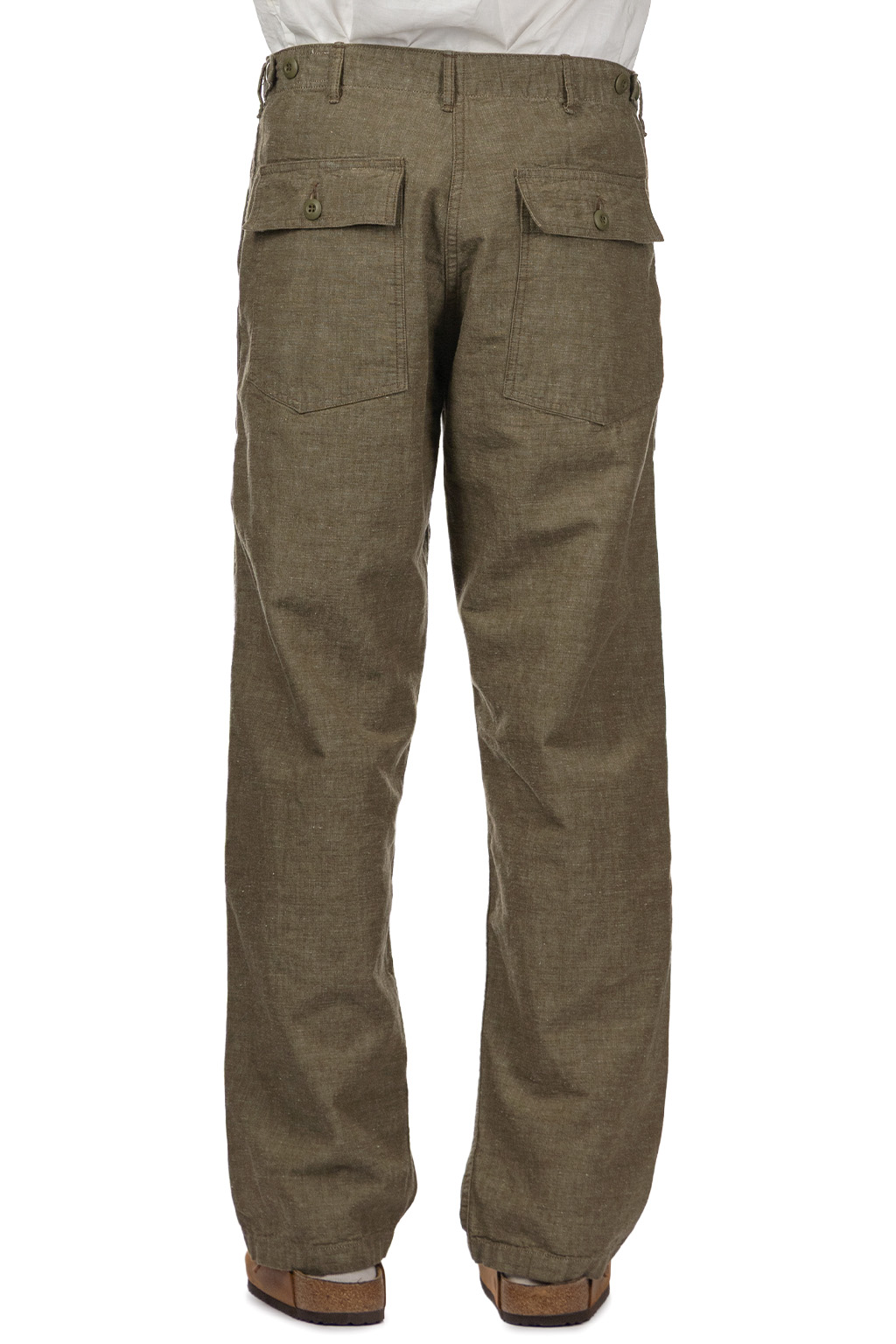 OrSlow - Chambray Fatigue Pants Regular Fit - Dusty Olive