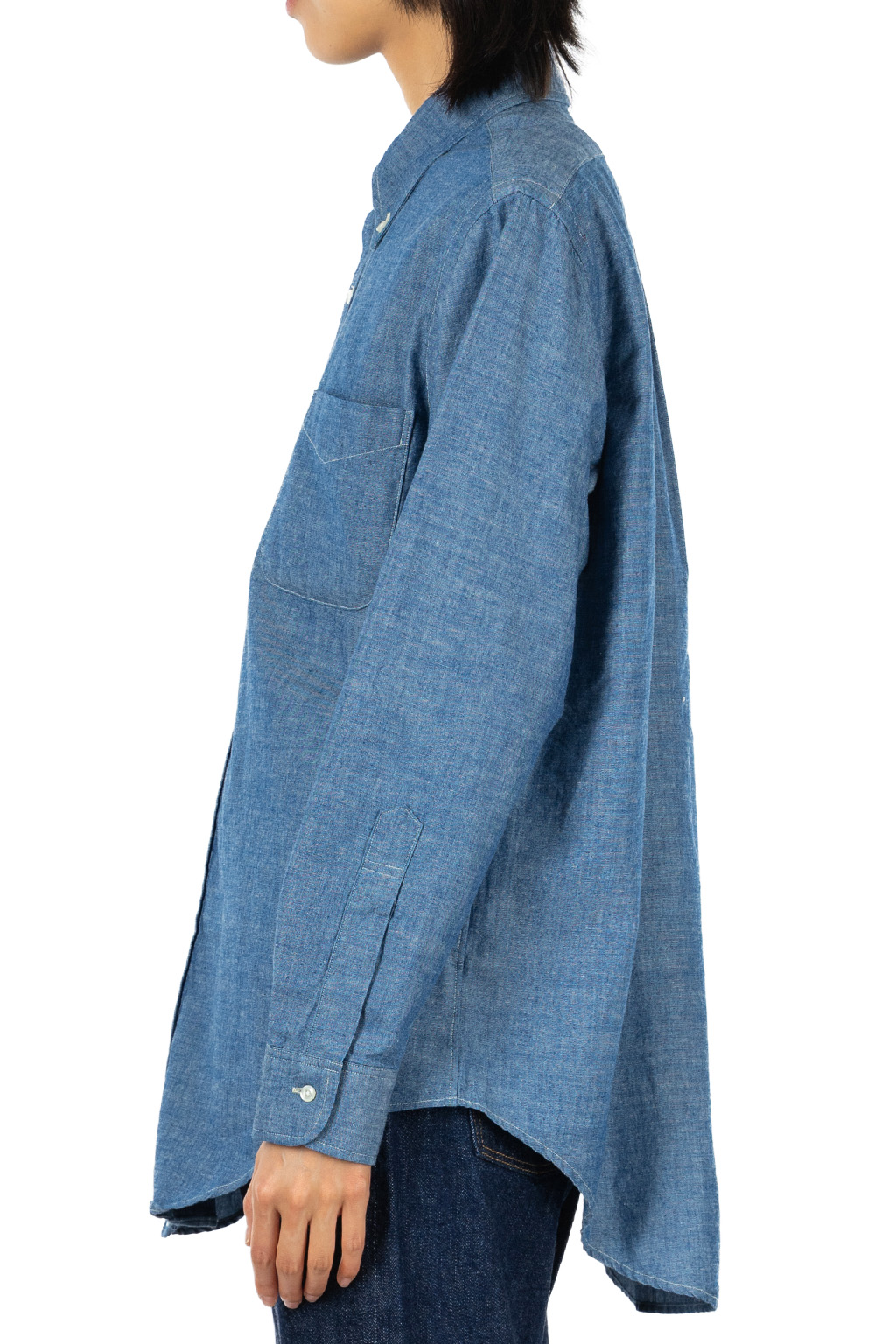 OrSlow - Chambray Standard Button Down Shirt - Chambray