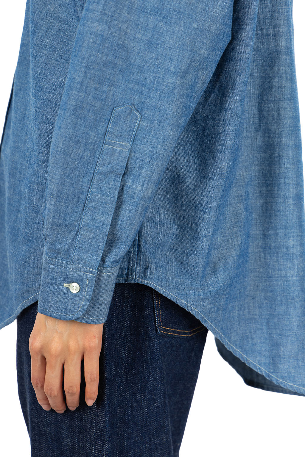 OrSlow - Chambray Standard Button Down Shirt - Chambray