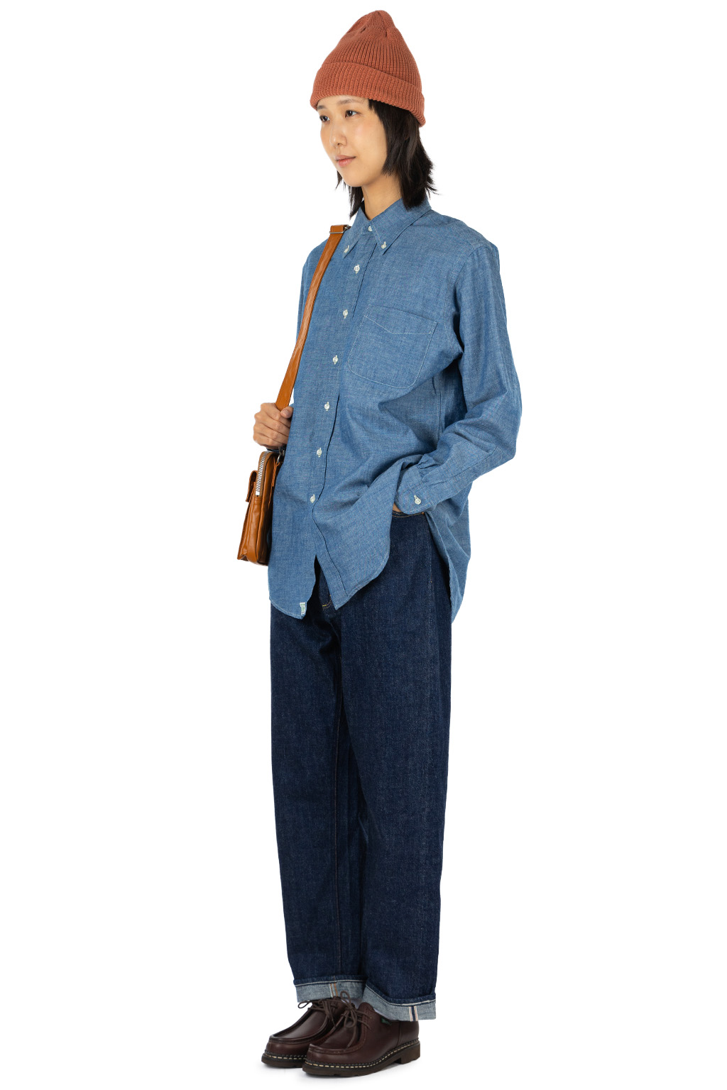 OrSlow - Chambray Standard Button Down Shirt - Chambray