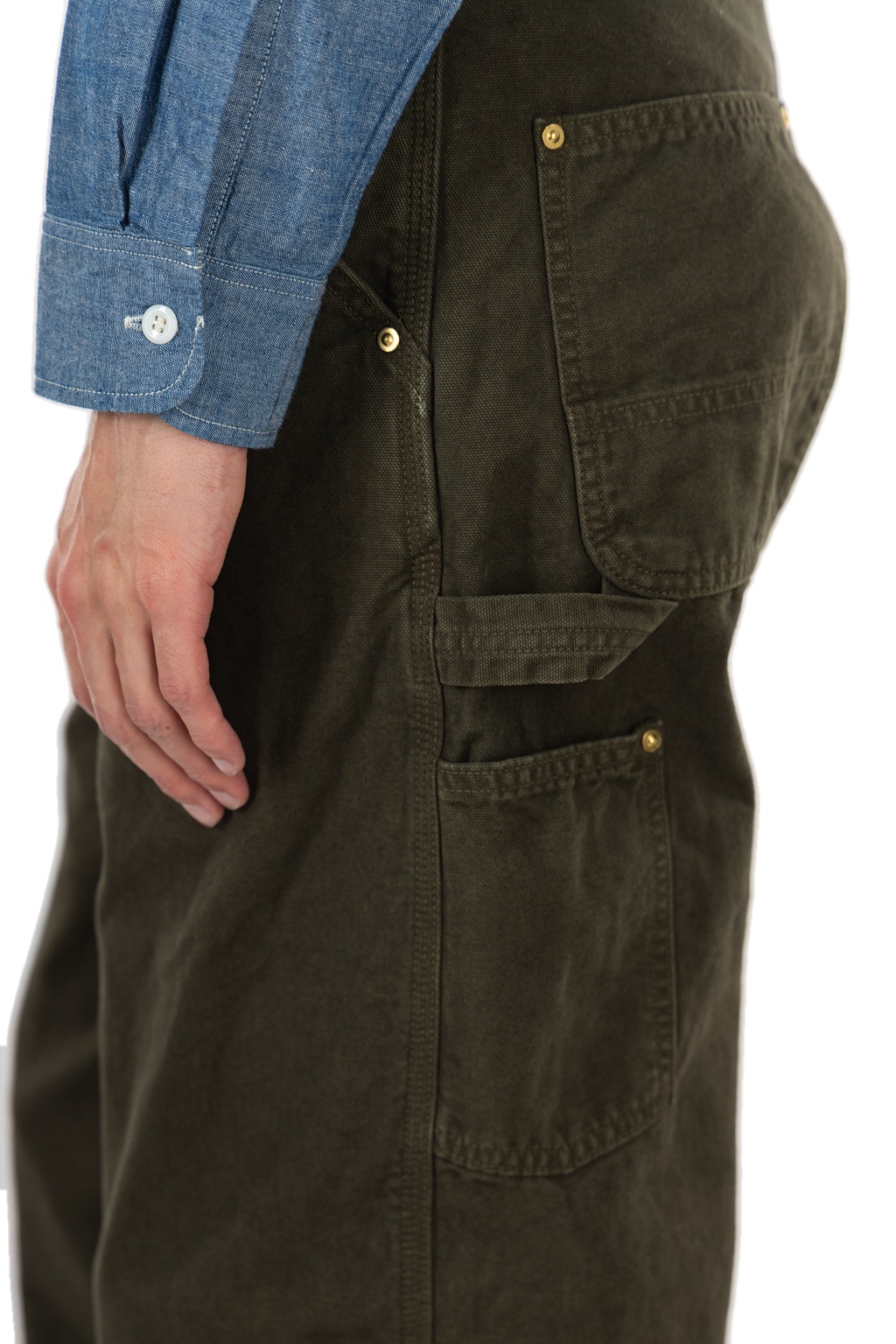 OrSlow - Dad's Fit Oxford Painter Pants - Coffee Brown