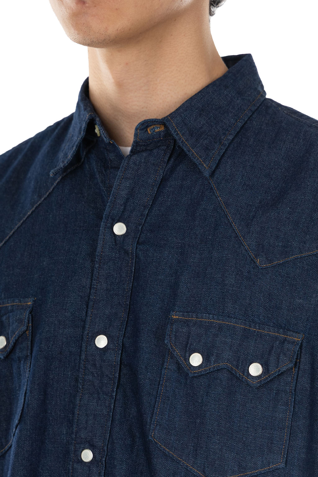 OrSlow - Denim Western Shirt - One Wash