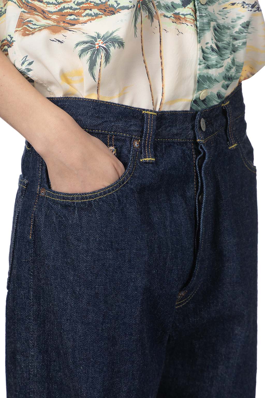 OrSlow - Grand Dads Fit Denim Pants - One Wash