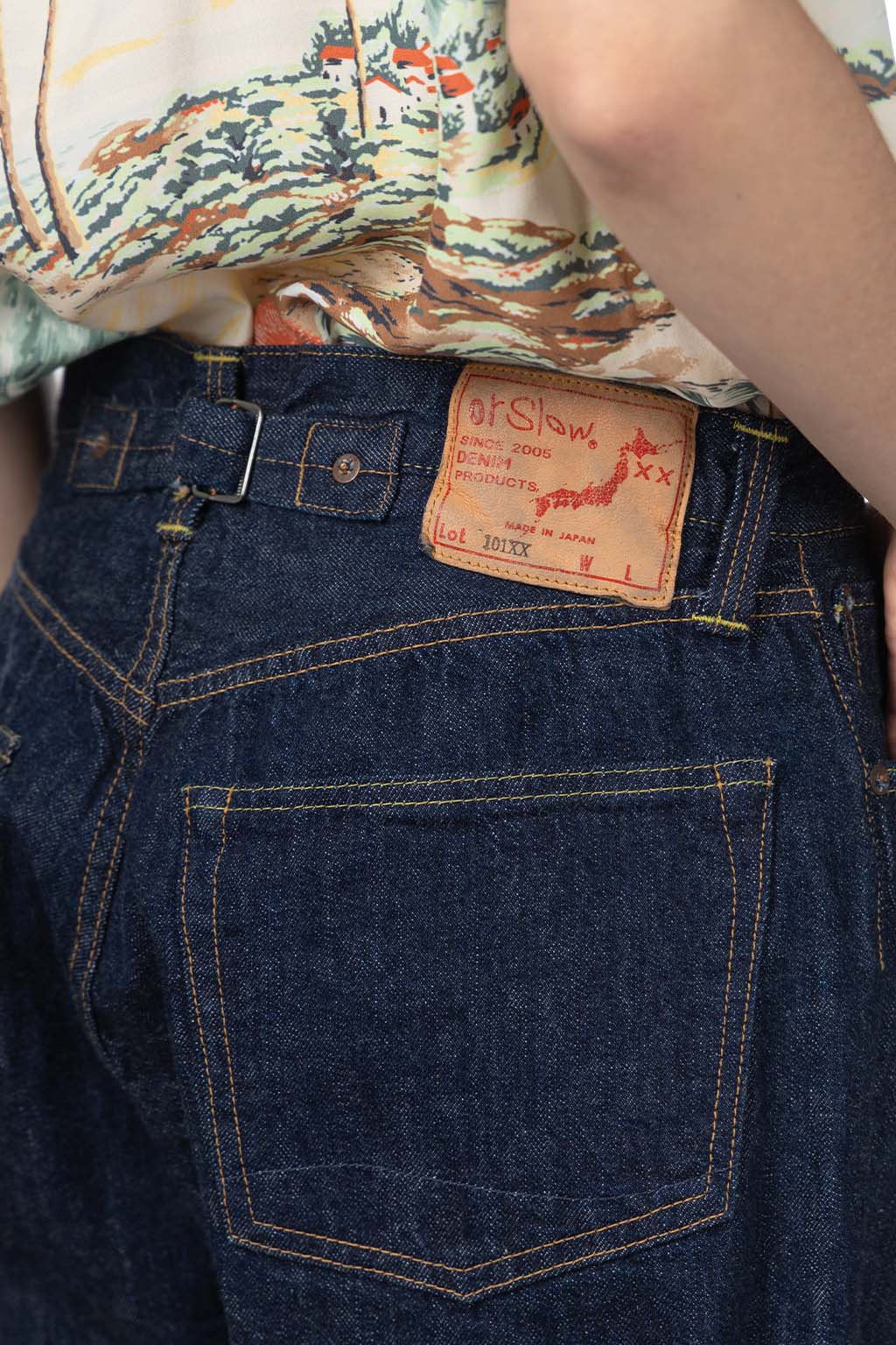 OrSlow - Grand Dads Fit Denim Pants - One Wash