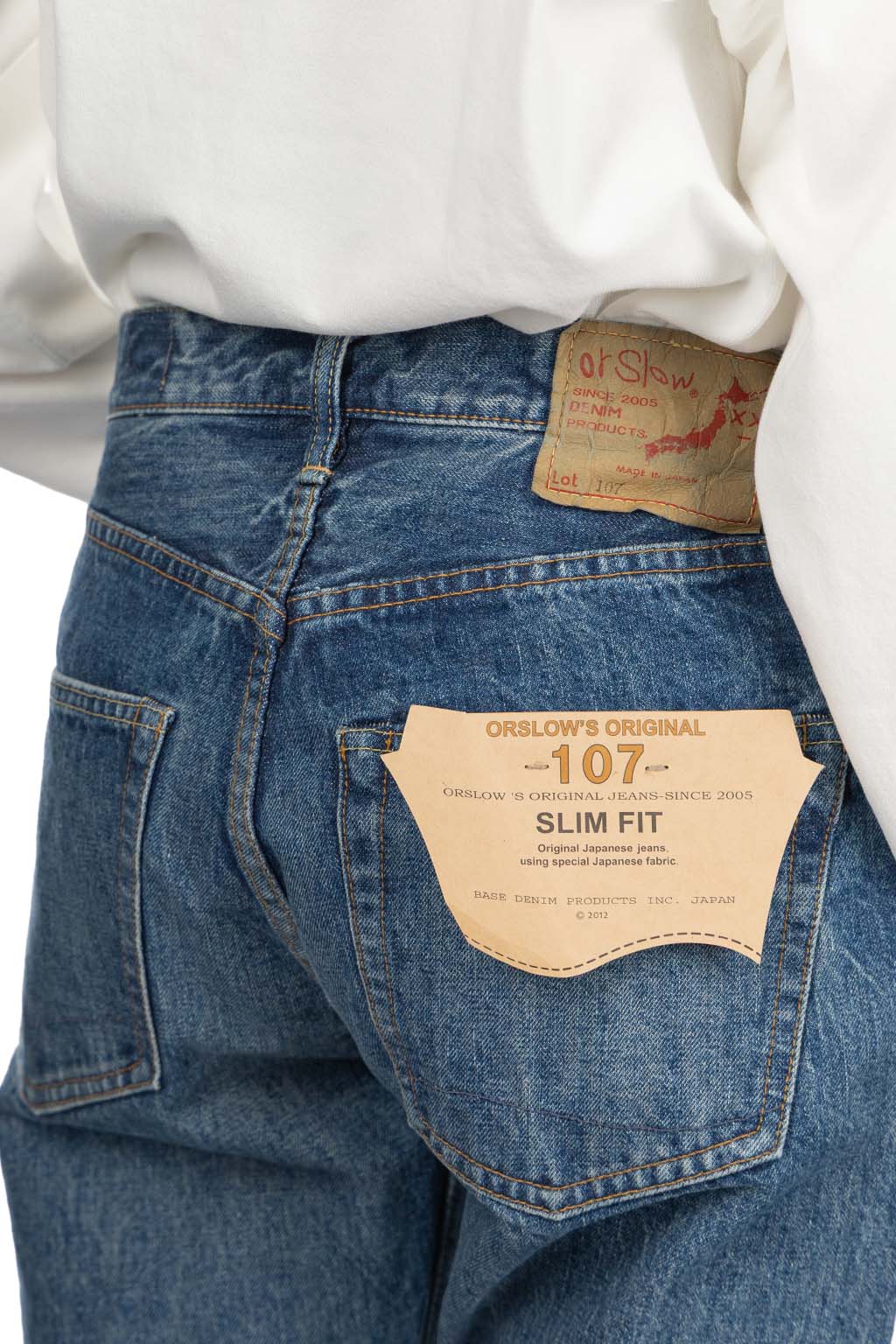 OrSlow Ivy Fit Denim 107 -  2 Year Wash