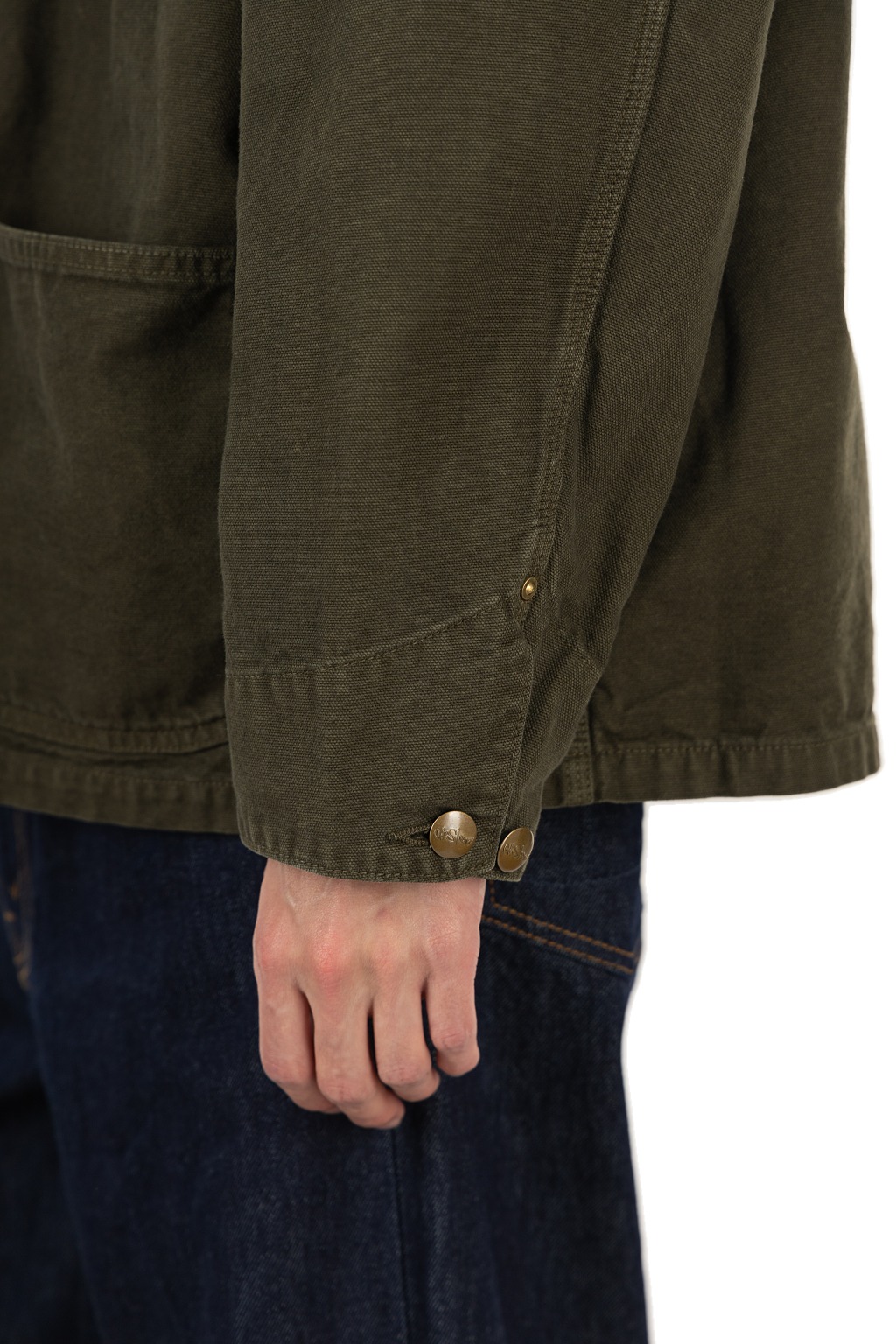 OrSlow Relaxed Fit Oxford Coverall - Coffee Brown