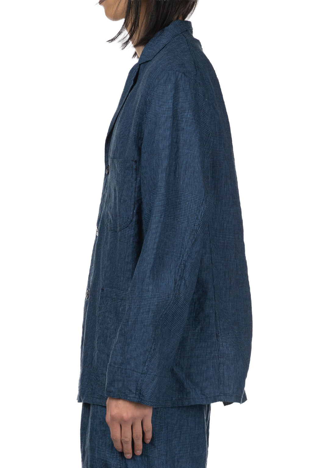 OrSlow - Simple Light Jacket - Indigo Check
