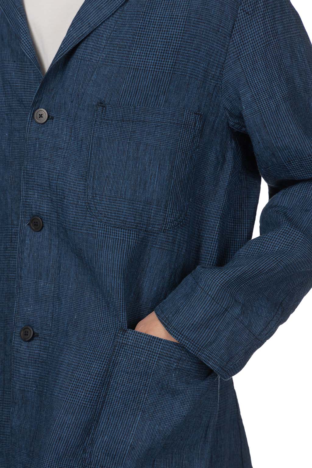 OrSlow - Simple Light Jacket - Indigo Check