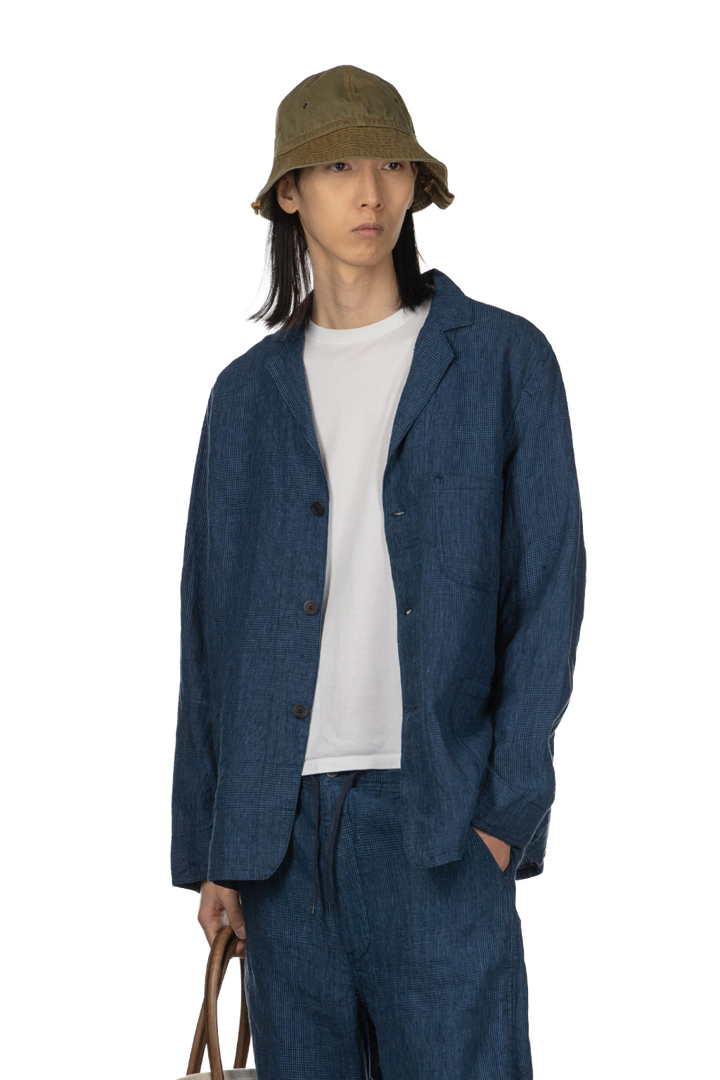 OrSlow - Simple Light Jacket - Indigo Check