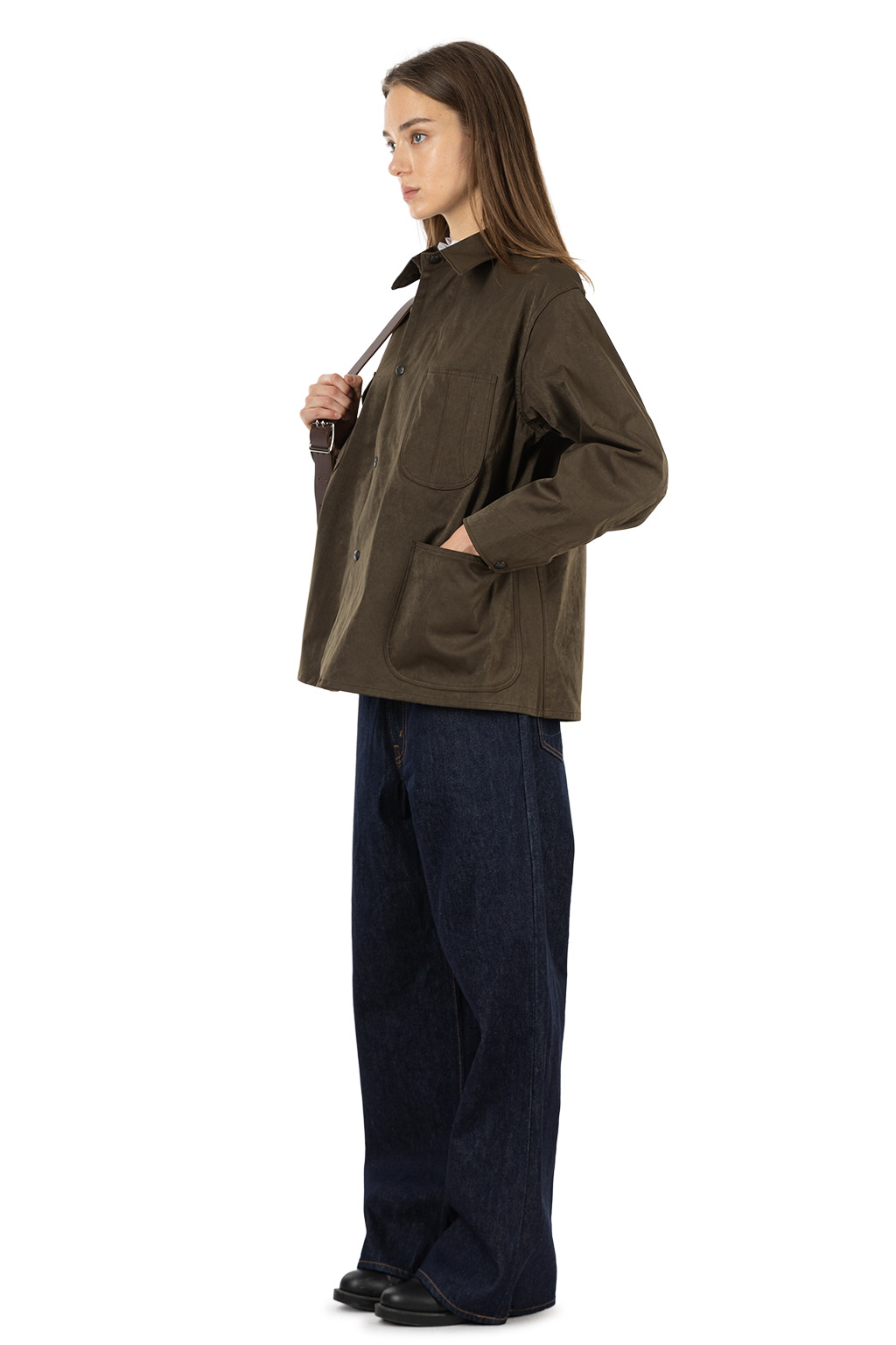 OrSlow - Suede Touch Classic Coverall - Coffee Brown