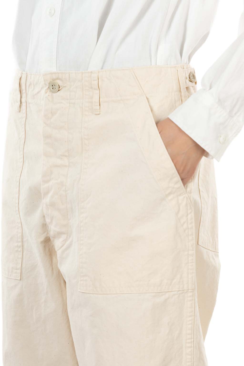 OrSlow - Summer Fatigue Pants - Ecru