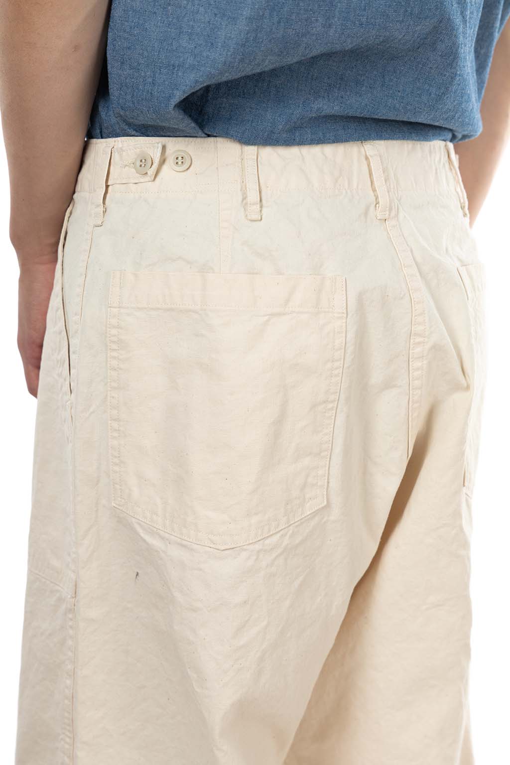 OrSlow - Summer Fatigue Pants - Ecru