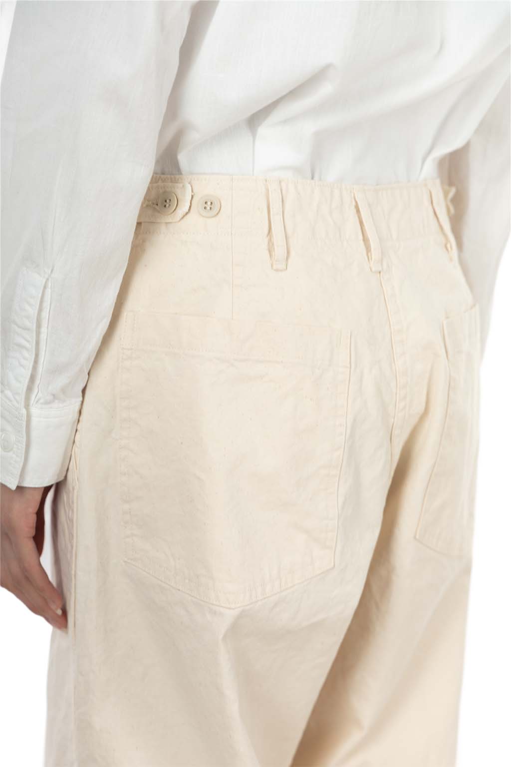 OrSlow - Summer Fatigue Pants - Ecru