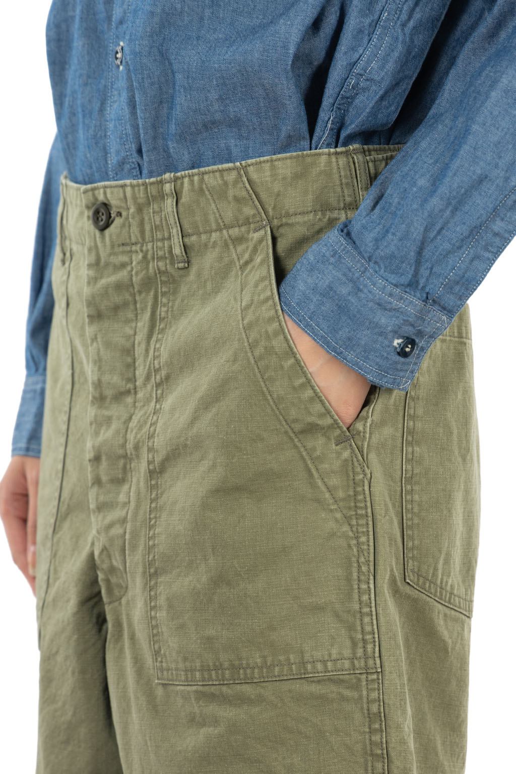 OrSlow - Summer Fit Fatigue Shorts - Green