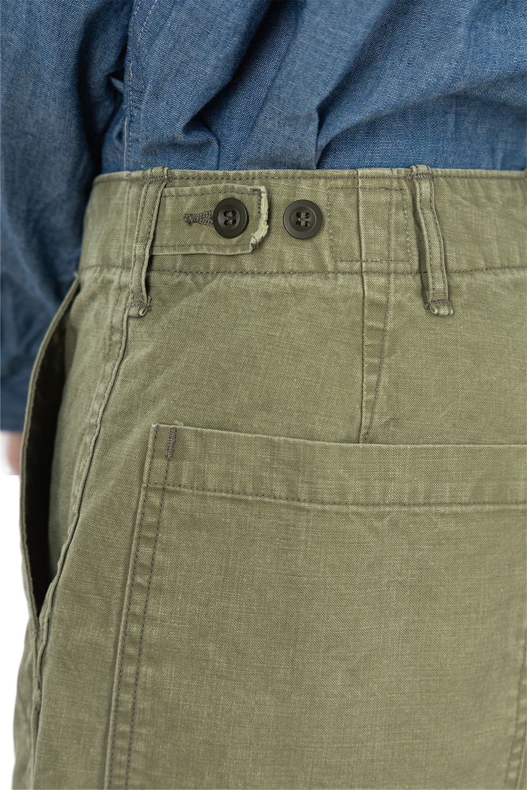OrSlow - Summer Fit Fatigue Shorts - Green