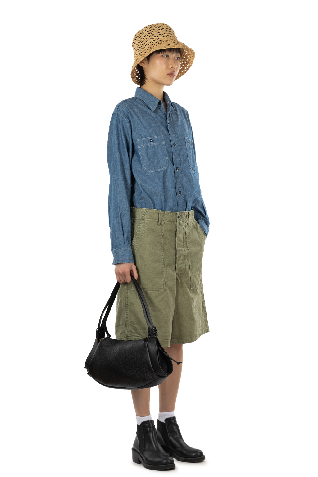 OrSlow - Summer Fit Fatigue Shorts - Green