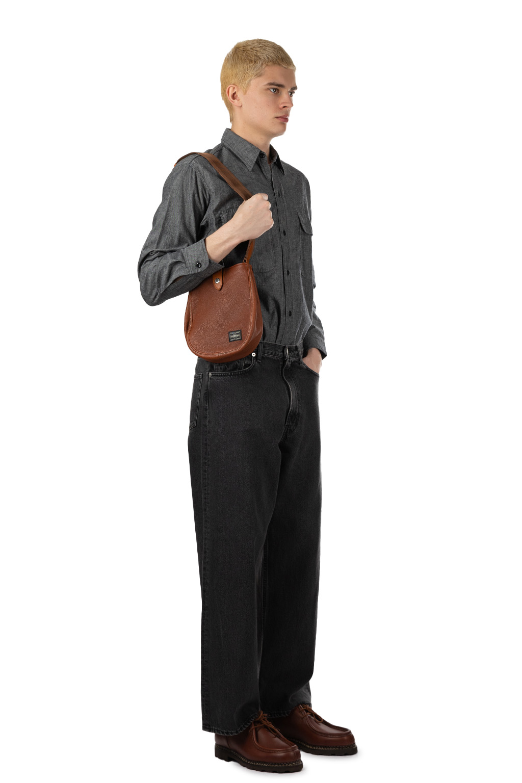 OrSlow - Super Dad's Denim Pants - Black Denim Stone