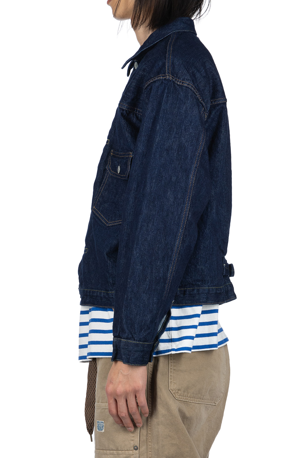 orslow - TYPE1 40'S PLEATED FRONT BLOUSE ONE WASH
