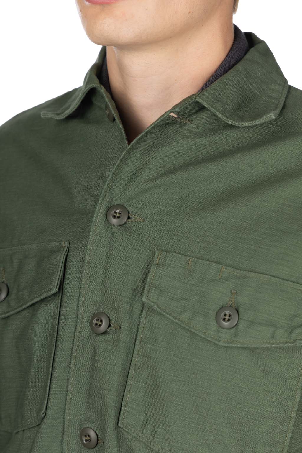 OrSlow US Army Fatigue Shirt - Green