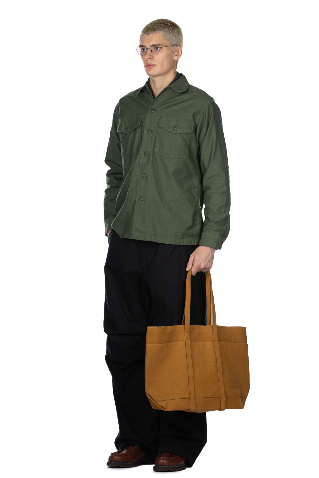 OrSlow US Army Fatigue Shirt - Green
