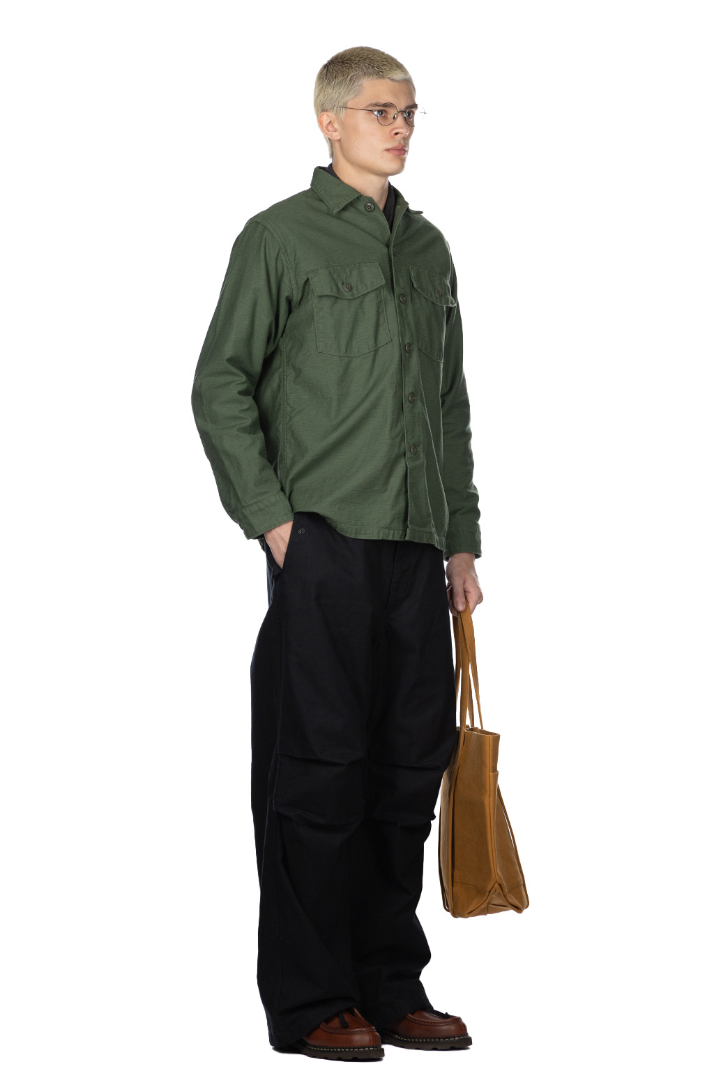 OrSlow US Army Fatigue Shirt - Green