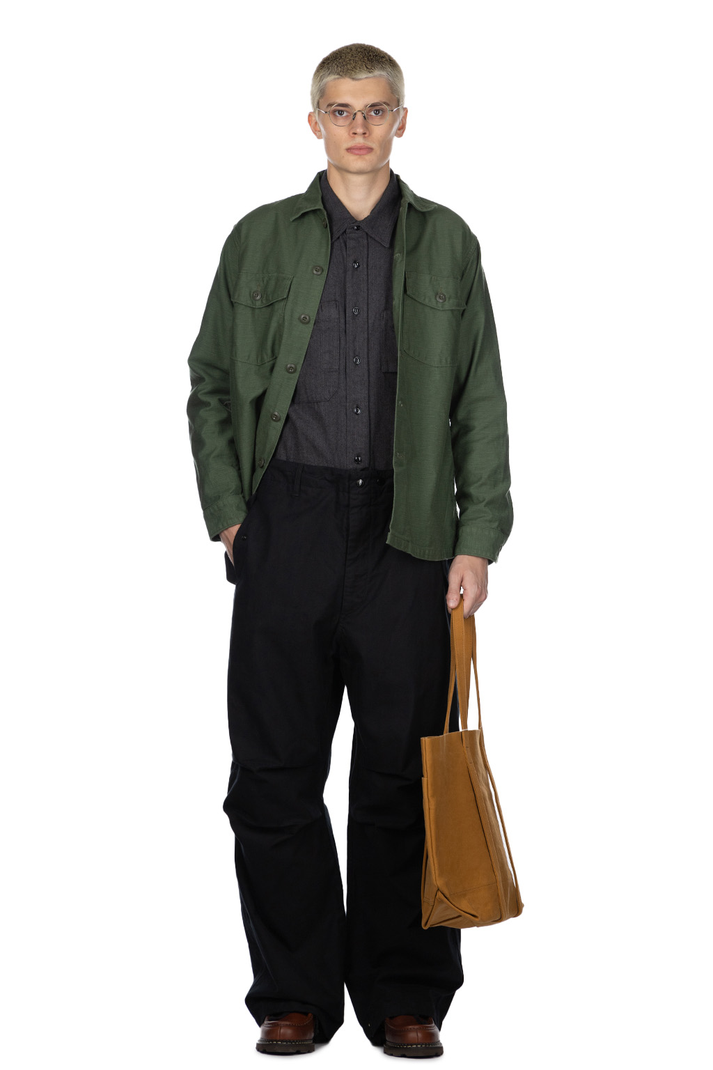 OrSlow US Army Fatigue Shirt - Green