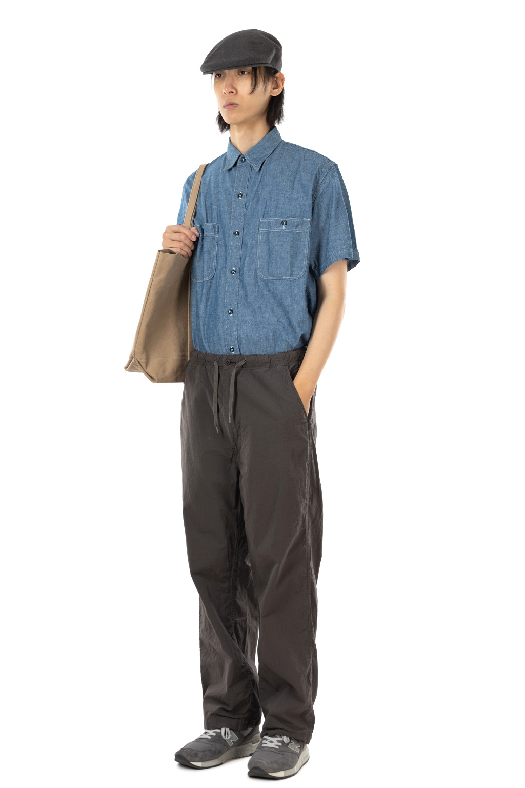 OrSlow - Wide Fit New Yorker - Charcoal Gray