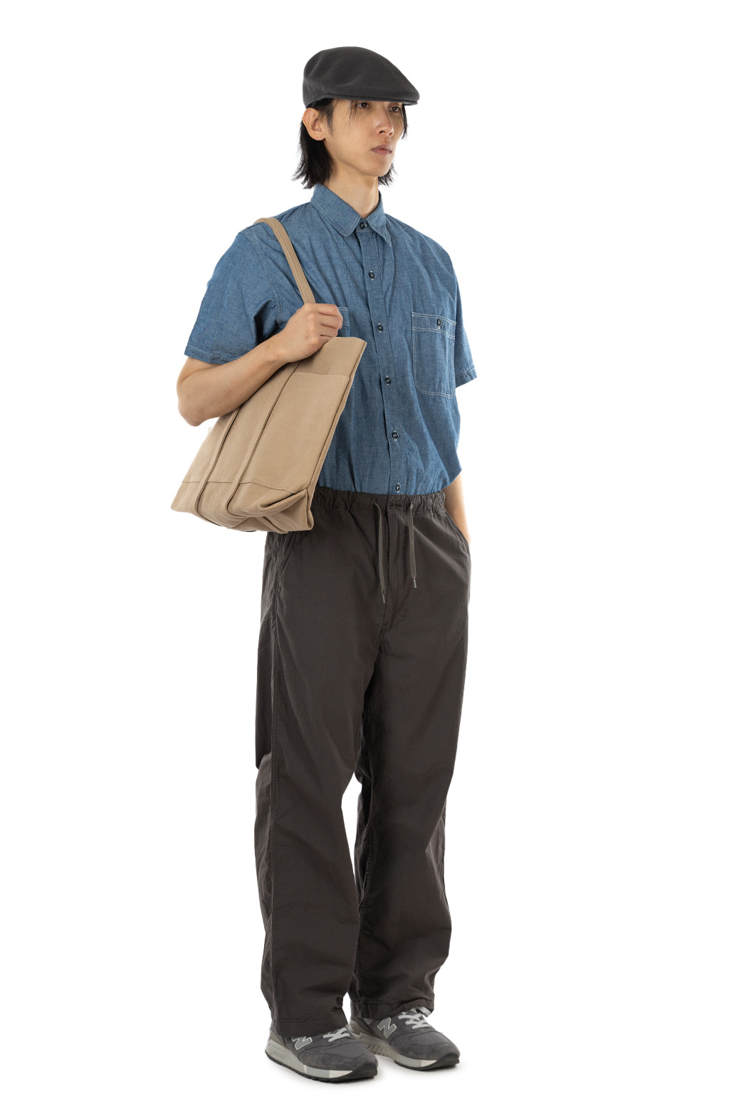 OrSlow - Wide Fit New Yorker - Charcoal Gray