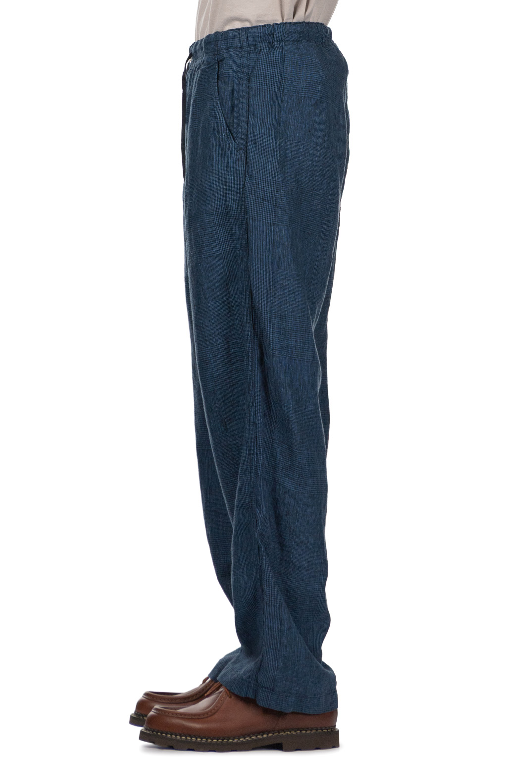 OrSlow - Wide Fit New Yorker - Indigo Check