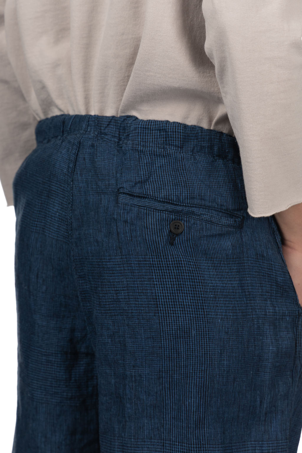 OrSlow - Wide Fit New Yorker - Indigo Check