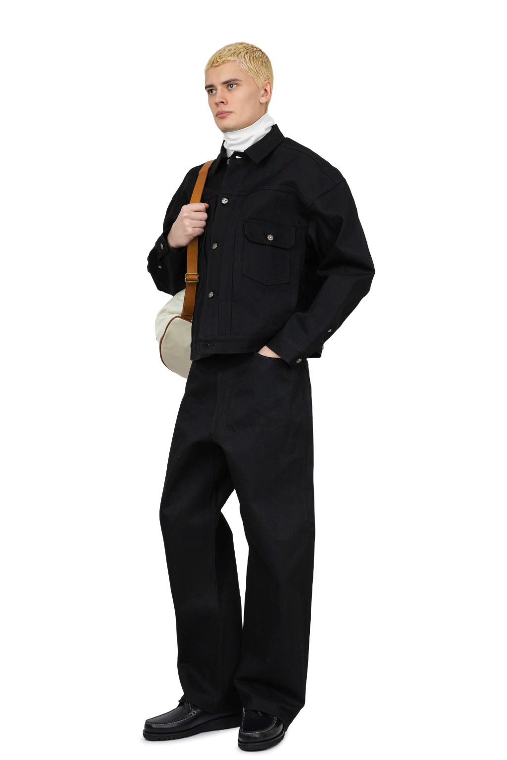 OrSlow - x Better Gift Shop - 100 Super Dad Black Selvedge Denim