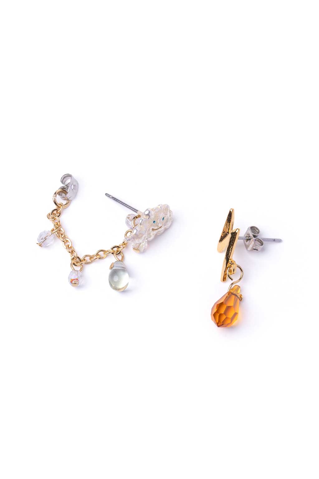 Palnart Poc - Cloud and Lighting Earrings