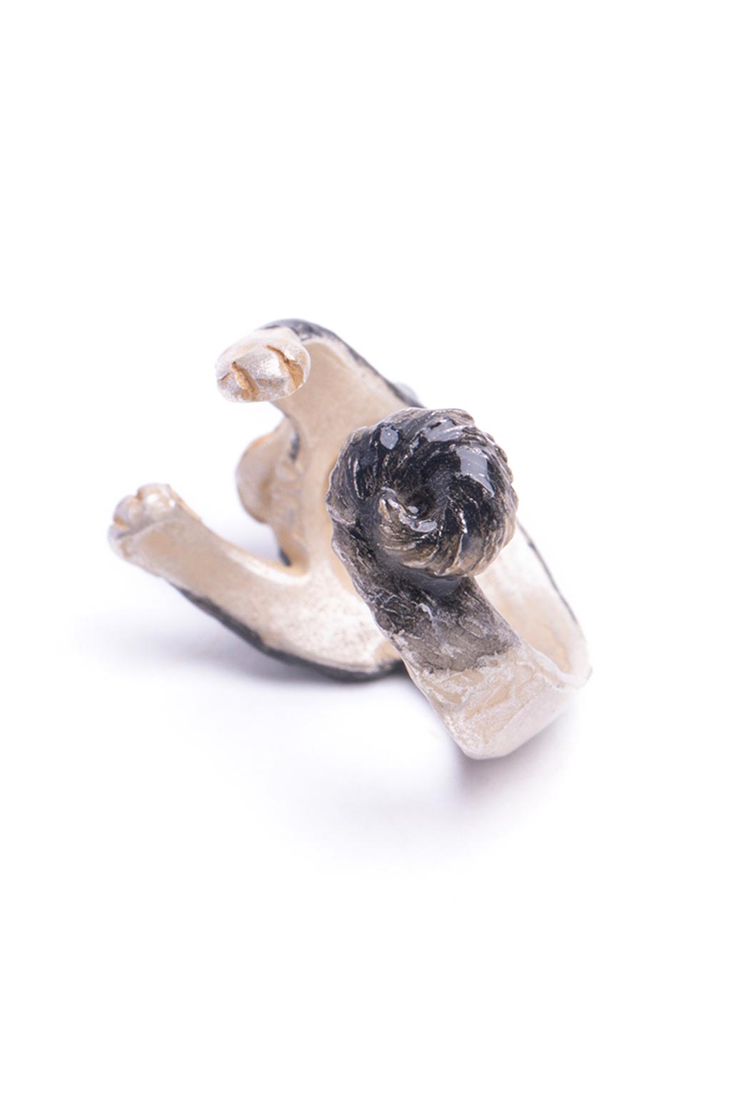 Palnart Poc - Hugging Shiba Ring - Black