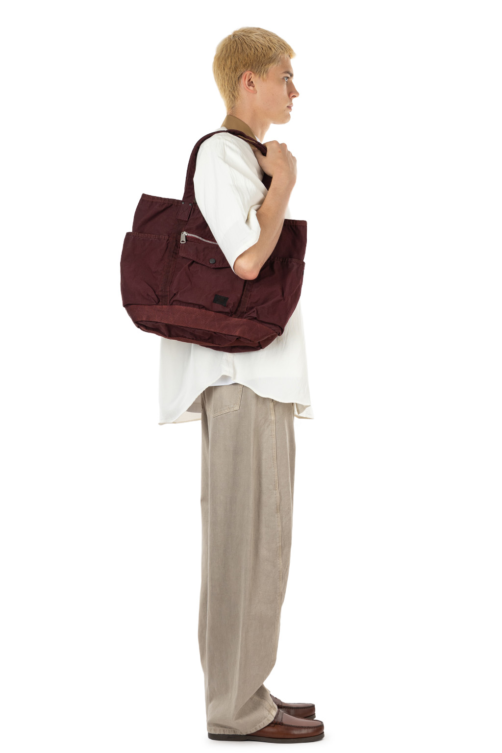 Porter Yoshida - CRAG - Tote Bag - Maroon